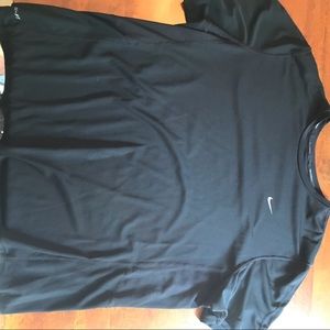 Nike Men Dri Fir Running Shirt Black Size:XL